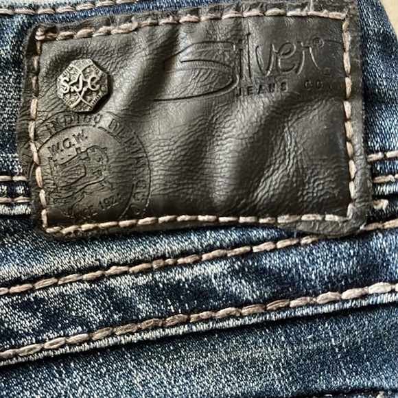 Silver Jeans Suki Surplus jeans size w26/L30 blue GUC - Picture 11 of 15